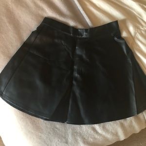 Forever 21 Pleather Circle Skirt